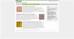 Desktop Screenshot of moragabiotech.com