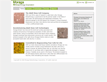 Tablet Screenshot of moragabiotech.com